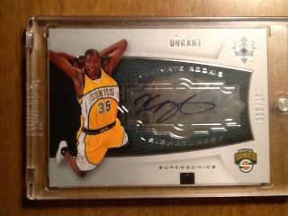 2007 08 Upper Deck Ultimate Collection Kevin Durant Auto Rookie RC 