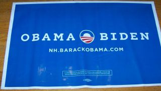 PRESIDENT 2012 BARACK OBAMA JOE BIDEN Yard Sign Rally 2 sided durable 