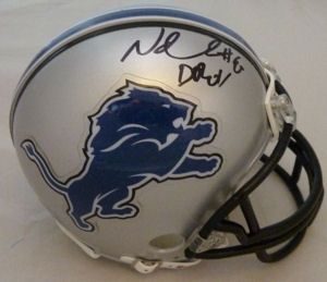 Ndamukong Suh Autographed Signed Detroit Lions Mini Helmet w 2010 Def 