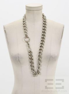 barbara bui silver chunky chainlink belt or necklace