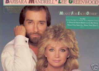 Barbara Mandrell Lee Greenwood Meant for Each Other LP