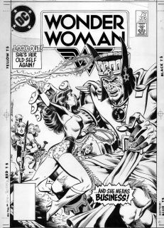 Wonder Woman 316 Cover Art by Eduardo Barreto DC Comics Classic Issue 