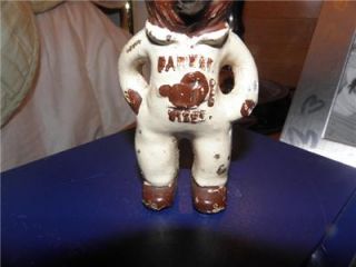parker vises cast iron bear figurines