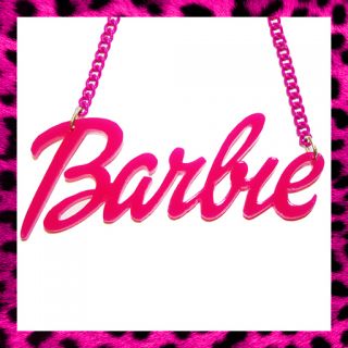 Barbie Necklace Pink Nicki Minaj Doll Fancy Dress Retro Choose Your 