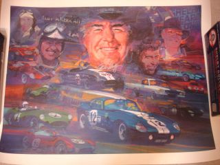    Shelby Hand Signed Autographed Tribute Lithograph by George Bartel