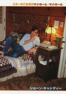 Shaun Cassidy Barefoot on Bed Robby Benson 1980 JPN Picture clippings 