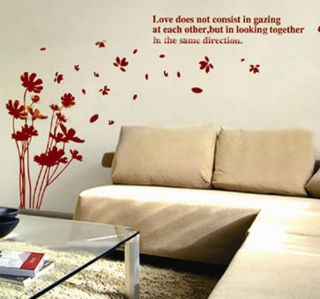New Large Wall Stickers Removable Mural Decals Home Decor DIY Vinyl 