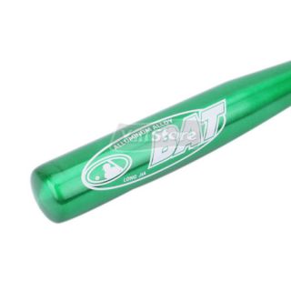 New 28“ Aluminum Alloy Rubber Grip Baseball Bat Green