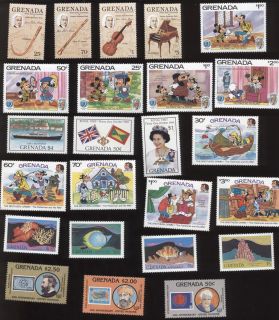 24 Grenada Stamps 1312 1315 1317 1321 1323 1325 1327 1331 MH NH Cat 24 