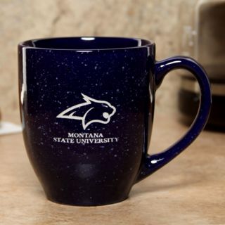 Montana State Bobcats 16oz. Navy Blue Speckled Bistro Mug