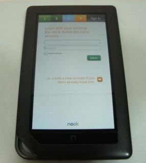 Barnes Noble Nook Color 8GB Wi Fi 7in Black Pre Owned