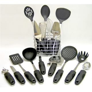 New 17 Piece Stainless Steel Kitchen Tool Utensil Cutlery Set by 