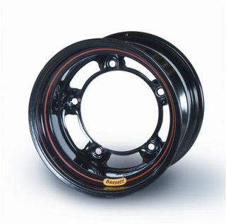 Bassett Wheel Wide 5 Steel Gloss Black 15x10 5x10 25 3 00 