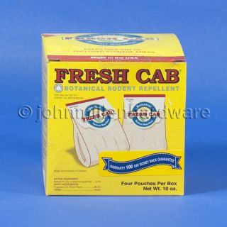 fresh cab botanical rodent repellent fresh cab repels rodents with an 