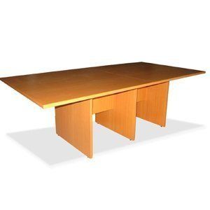 Lorell Conference Table Top 69152 Base 69155 48 x 96 Cherry Color 