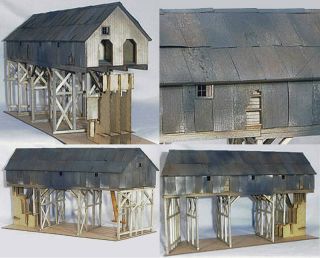 BANTA MODELWORKS RGS OPHIR TRAM HOUSE O On30 Railroad Structure Wood 