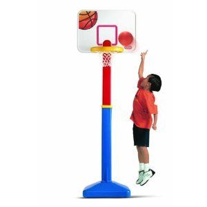 Adjust N Jam Basketball Hoop Set and Ball Kids Children