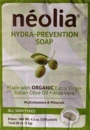 Neolia OLIVE Oil Soaps, with ALOE VERA, 8 packs