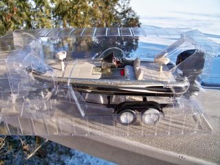   Outdoor Sportsman Silver Metallic Triton Bass Boat and Trailer 36795