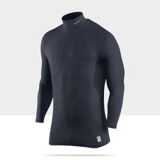 Nike Pro Combat Hyperwarm Fitted 12 Mock Mens Shirt 424897_476_A