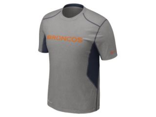 Nike Pro Combat Hypercool 20 Fitted Short Sleeve NFL Broncos Mens 