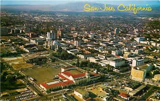 CA, San Jose, California, City Scene, Aerial, Roberts No C18154