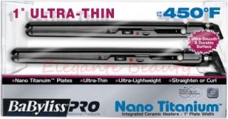 Babyliss Pro Nano Titanium 1 Ultra Thin Flat Iron Set