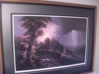 Jesse Barnes Autumn Thunder Signed Rare Sold Out Painting Listed 