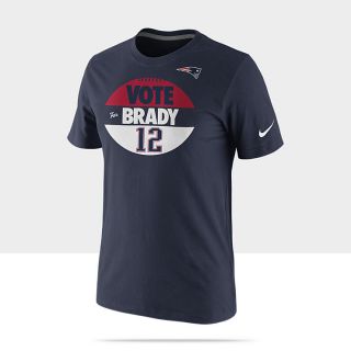  Nike Vote For (NFL Patriots / Tom Brady) Mens T Shirt