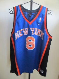   Sprewell New York Knicks Sewn Basketball Jersey Adult 2XL XXL