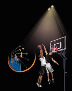   Deluxe Hoop Light OUTDOOR BASKETBALL LIGHTS FOR THE POLE TAKE A L@@K