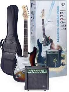New Left Handed Sunburst Electric Guitar Package Lefty