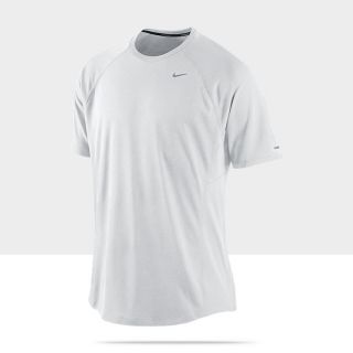 Nike Dri FIT UV Miler Short Sleeve Mens Running Shirt 404650_100_A