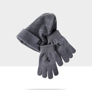Jordan Stitch Pre School Kids Knit Hat And Gloves Set 8A1479_195_A