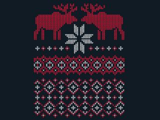Ugly Winter Sweater 2009 10 Pack Greeting Cards
