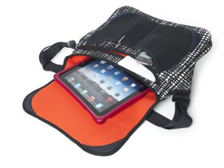   neoprene the wetsuit material holds and protects a laptop up to 13