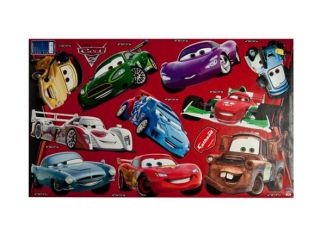 Fathead Cars 2 Collection Sheet (Each Character Can Be Easily Peeled 