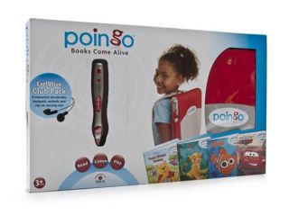 Poingo Interactive Reader Bundle with 4 Disney Books and Backpack