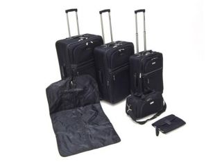 28 expandable rolling suitcase with garment carrier