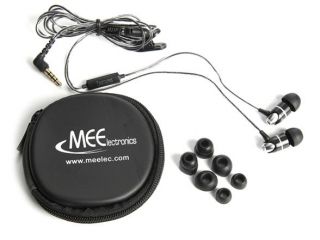 EP M31P BK MEE MEElectronics M31P BK In Ear Earphones (black/chrome 