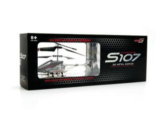 Aero G S107 3D Alloy Metal Series 3 Channel RC Helicopter w/ Gyroscope