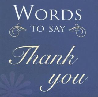 Words to Say Thank You 2007, Hardcover