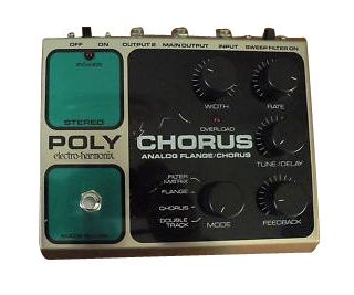 Electro Harmonix Stereo Polychorus Chorus Guitar Effect Pedal