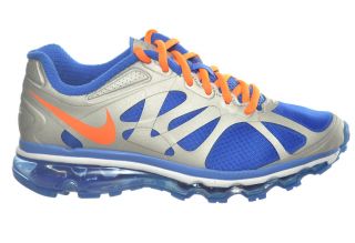 Nike Air Max 2012 (GS) Big Kids Shoes Metallic Silver/Orange/​Blue 