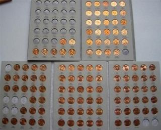 1959 2012 (P,D,S) MEMORIAL/SHIELD PENNY SET  118 COIN COLLECTION