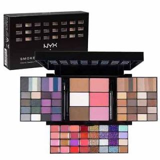 NYX box of smokey collection makeup set palette eyesha​dows, blushes 