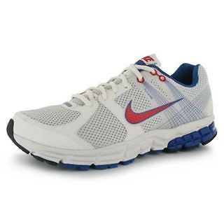   Zoom Structure +15 Running Trainers Shoes Sizes 6 to 13   White/Blue