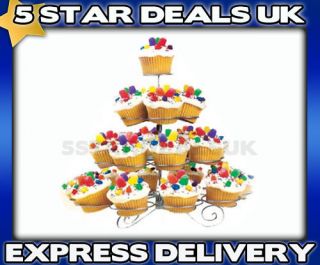 Bob The Baker 4 Tier 23 Cupcake Party Stand Cake Holder