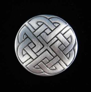 pewter button five celtic knot buttons sca larp 0752 time