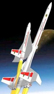 semroc flying model rocket kit orbital transport kv 33 one